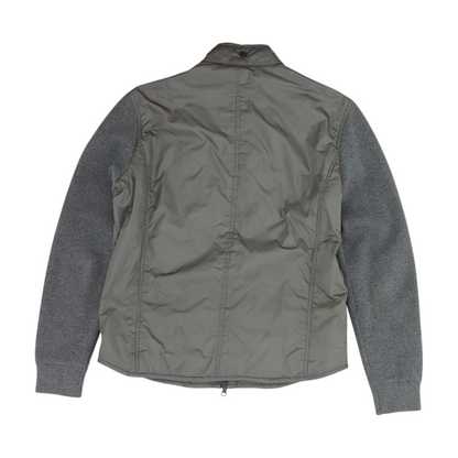 Gray Color Block Jacket