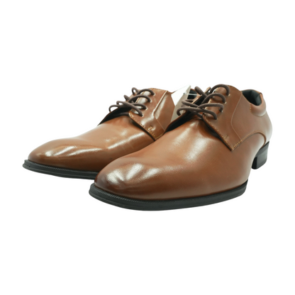 Brown Lace-Up Dress Shoes