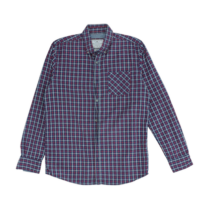 Multi Check Long Sleeve Button Down