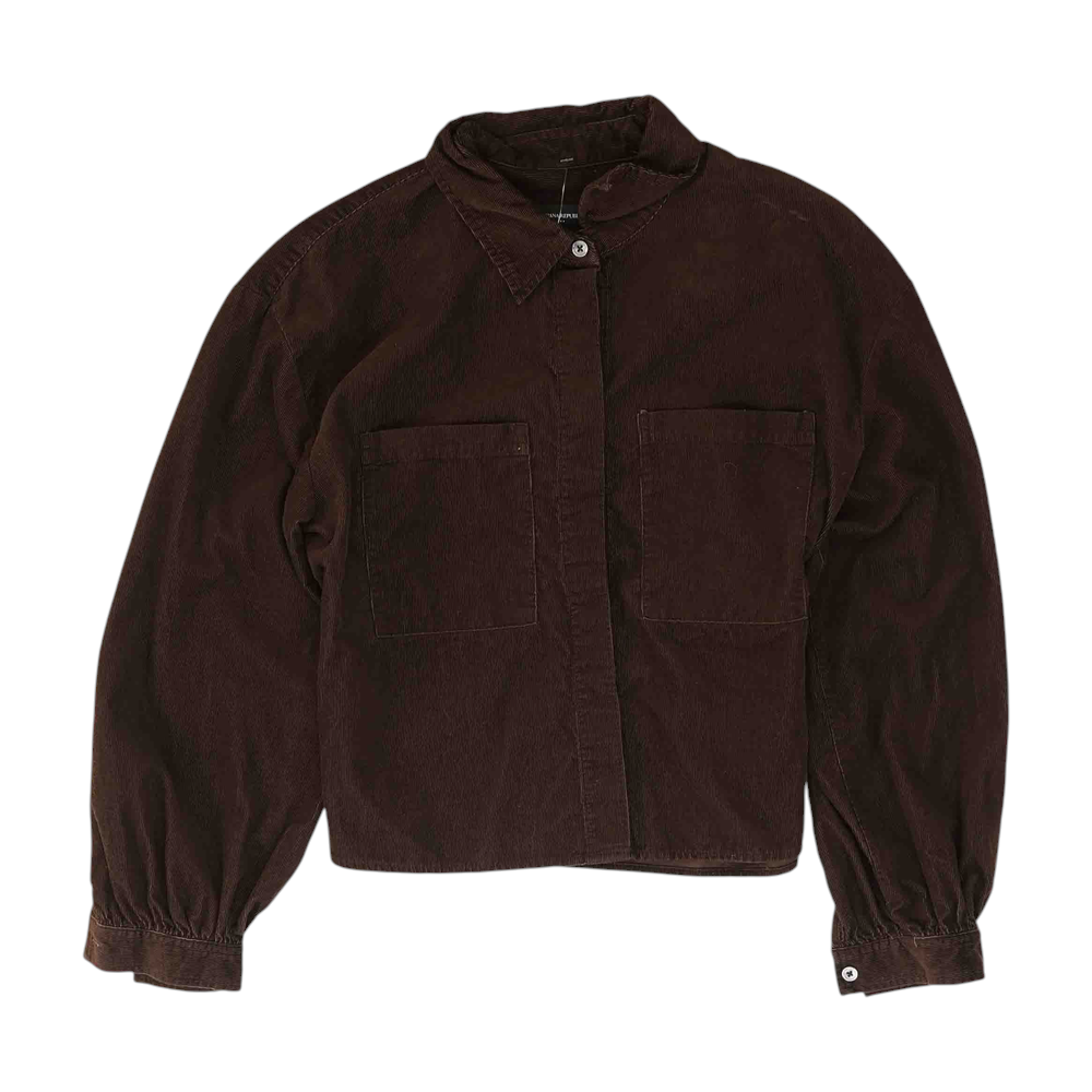 Brown Solid Jacket