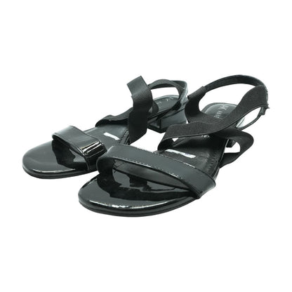 Black Flat Sandals