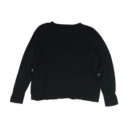 Black Petite Pullover Sweater