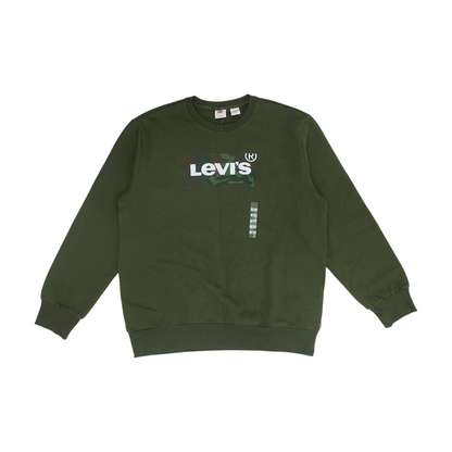 Green Solid Sweatshirt Pullover