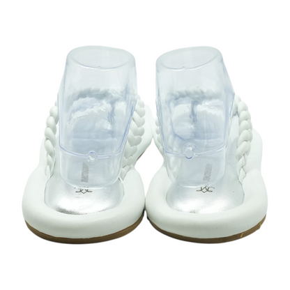 White Flip-Flop Sandals