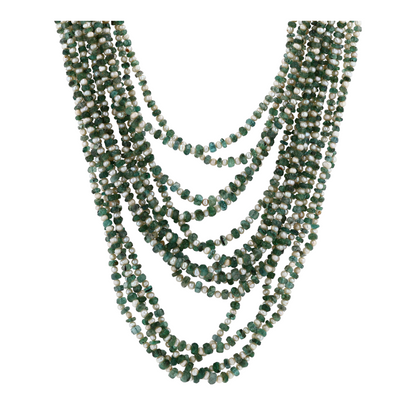 Costume Emerald Beaded Necklace