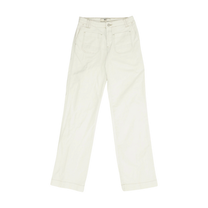 White Straight Jeans