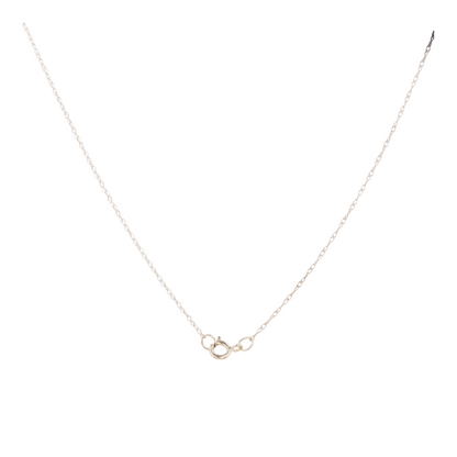 10K White Gold Diamond Pendant Necklace