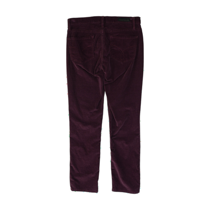 Purple Straight Pants