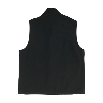 Black Solid Vest