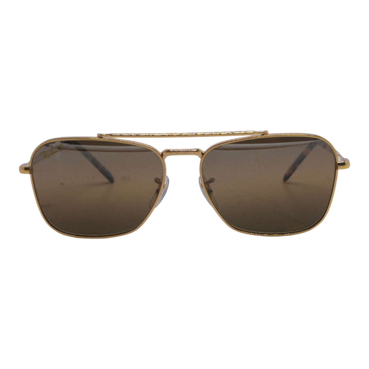 Gold New Caravan Aviator Sunglasses
