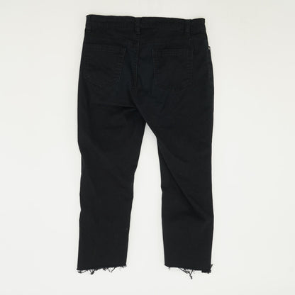Black Solid Chino Pants