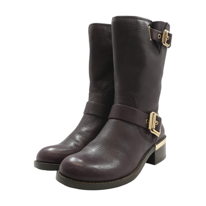 Purple Ankle Boots