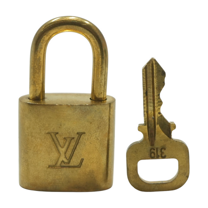 Brass Lock & Key Set #319