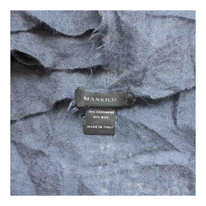 Cashmere/Silk Blend Scarf in Gray