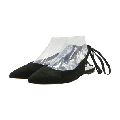 Black Slip-On Flats