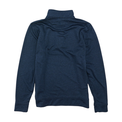 Navy Solid 1/4 Zip Pullover