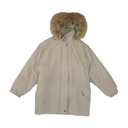 Beige Solid Coat