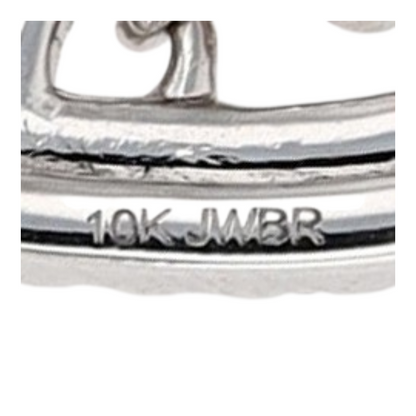 3/4 ctw 10K White Gold Lab Grown Diamond Pendant Necklace – Image 5