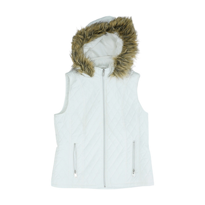 White Solid Vest