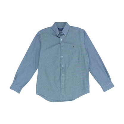 Black Check Long Sleeve Button Down