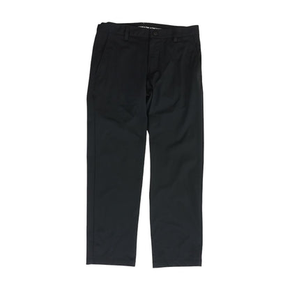 Black Solid Dress Pants