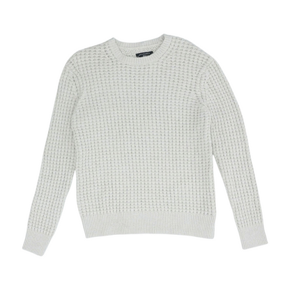 Beige Solid Pullover Sweater