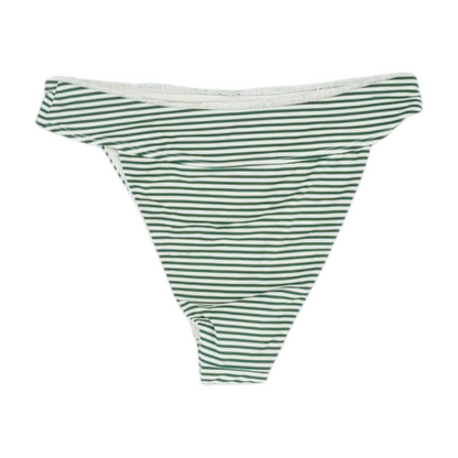 Green Striped Swim Bottom