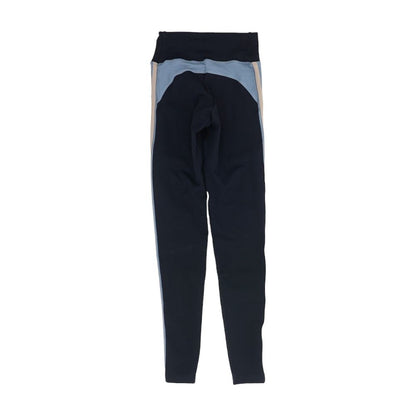 Blue Color Block Leggings