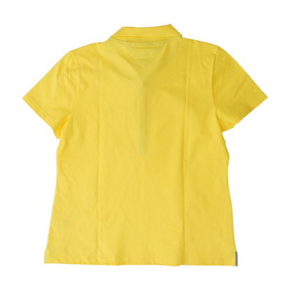Yellow Solid Short Sleeve Polo