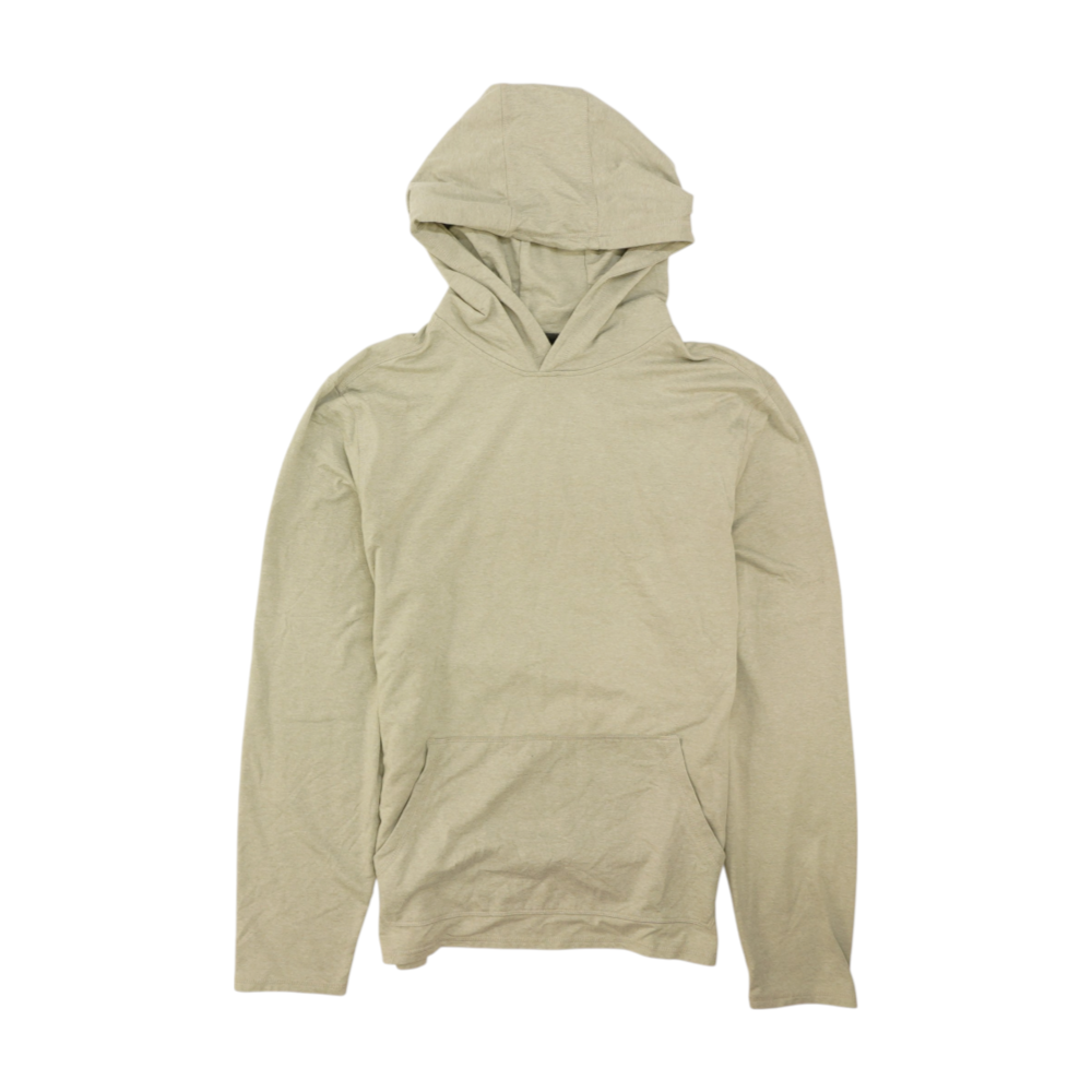 Gray Solid Hoodie Pullover
