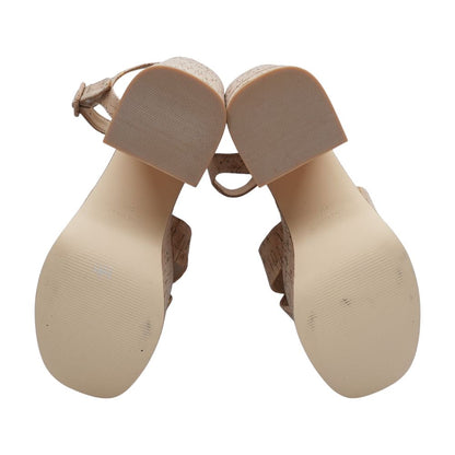 Tan Block Heels