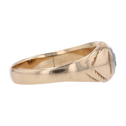 1/4 ctw 14K Yellow Gold Diamond Fashion Ring