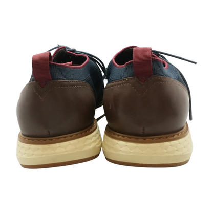 Navy Lace-Up Dress Shoes