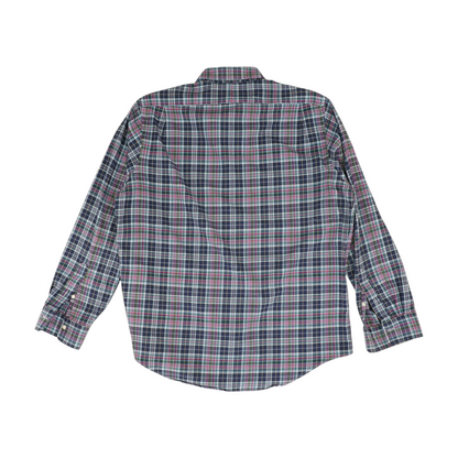 Multi Plaid Long Sleeve Button Down