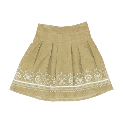 Tan Mini Skirt