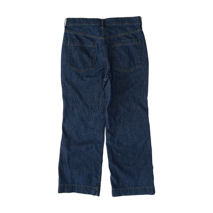 Blue Wide Leg Jeans