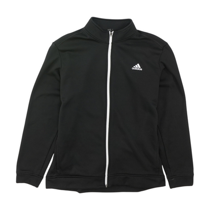 Black Solid Active Jacket