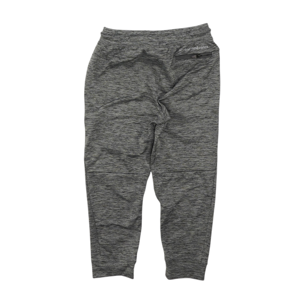 Gray Print Active Pants