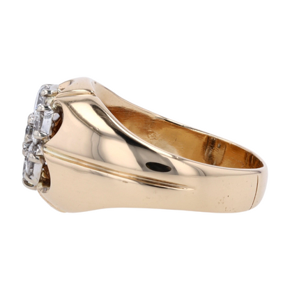1 3/8 ctw 14K Yellow Gold Diamond Fashion Ring