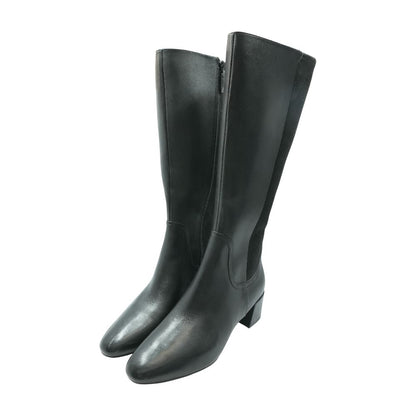 Black Go-To-Serenna Knee High Boots