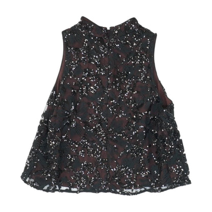Black Floral Blouse