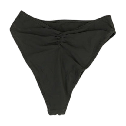 Gray Solid Swim Bottom