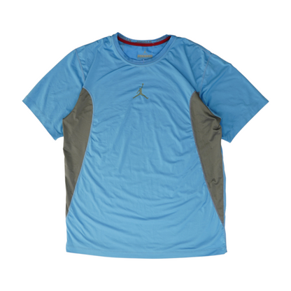 Blue Solid Active T-Shirt