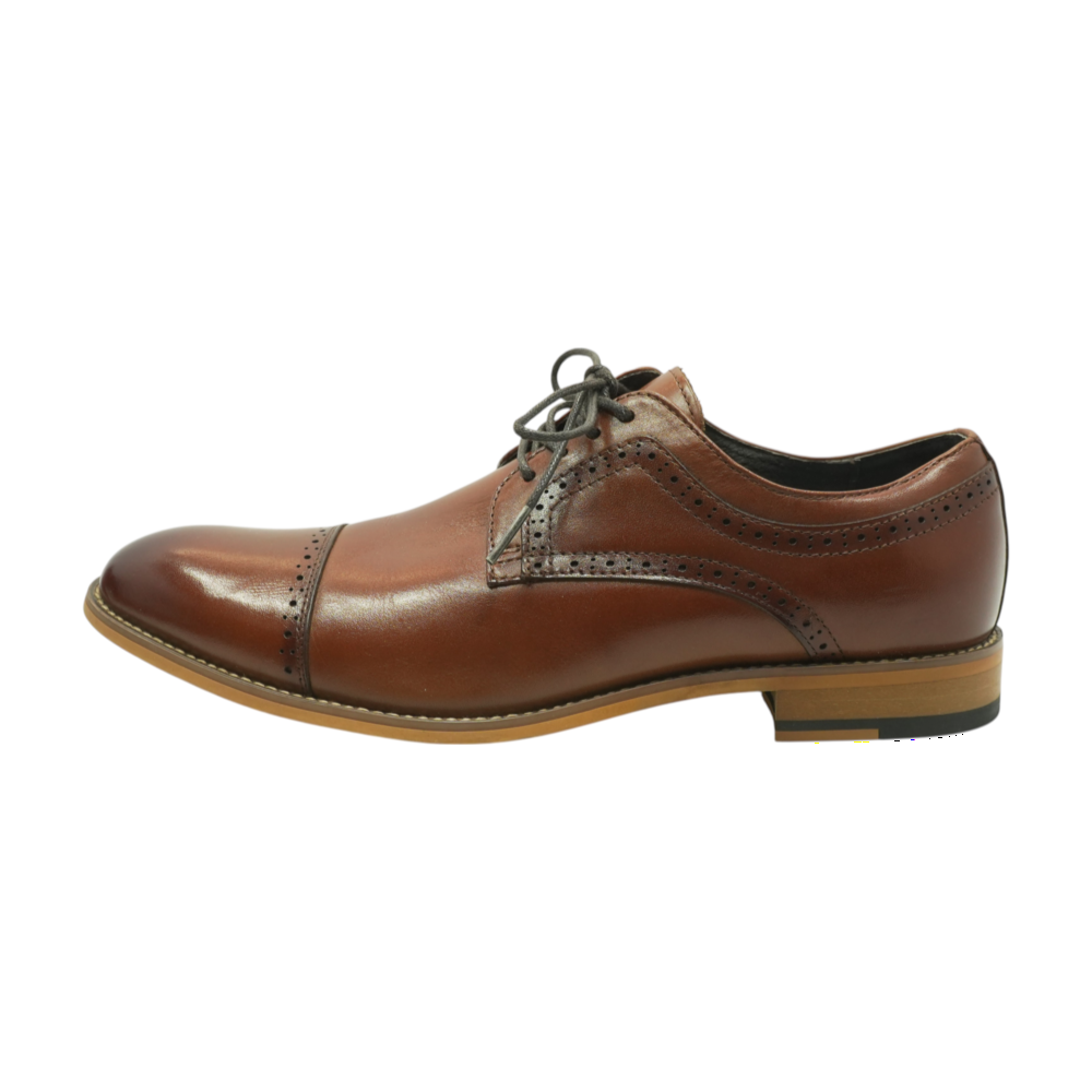 Brown Lace-Up Dress Shoes