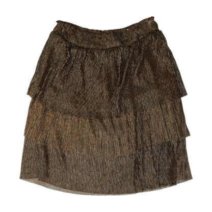 Bronze Petite Midi Skirt