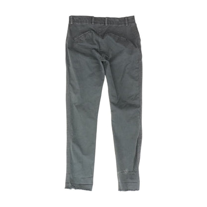 Gray Solid Pants