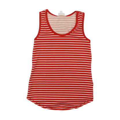Red Striped Blouse