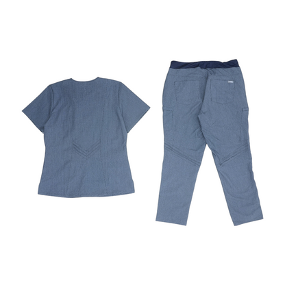 Navy Solid Scrub Set
