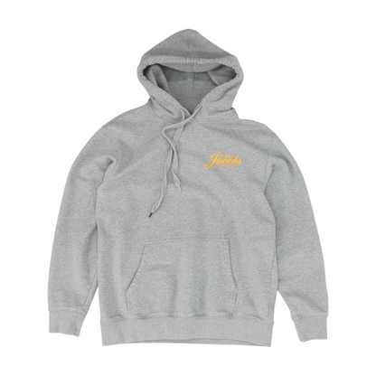 Gray Solid Hoodie Pullover