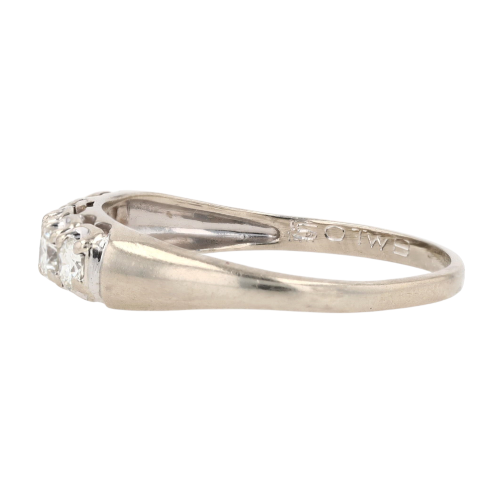 1/2 ctw 14K White Gold Diamond Band
